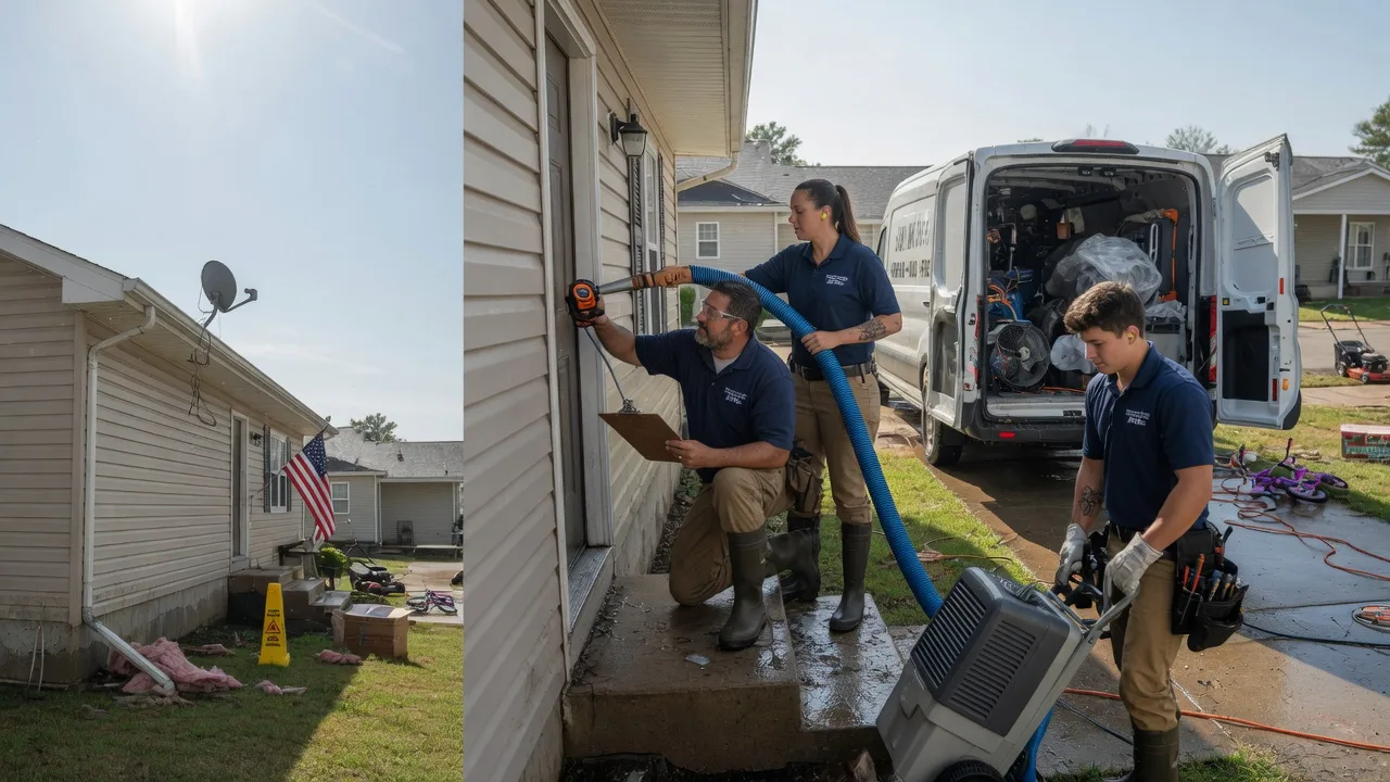 Ceiling Water Damage Restoration in Saint Joseph, MO near me